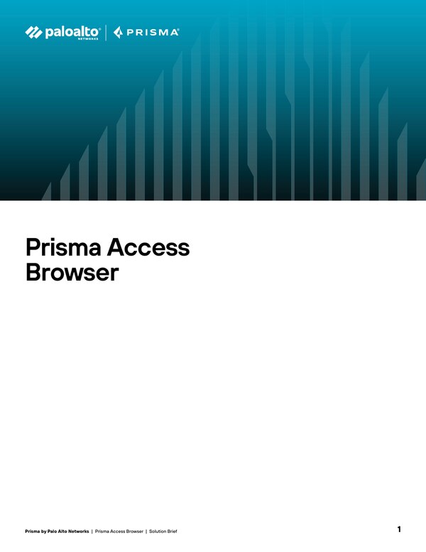 Prisma Access Browser: Enhancing Security for Modern Workforces with Secure Browsing Solution.