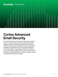 Cortex Advanced Email Security