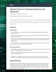 2024 Gartner® Market Guide for Extended Detection and Response