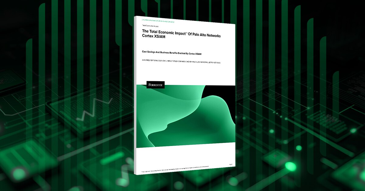 The Forrester Total Economic Impact™ of Cortex XSIAM