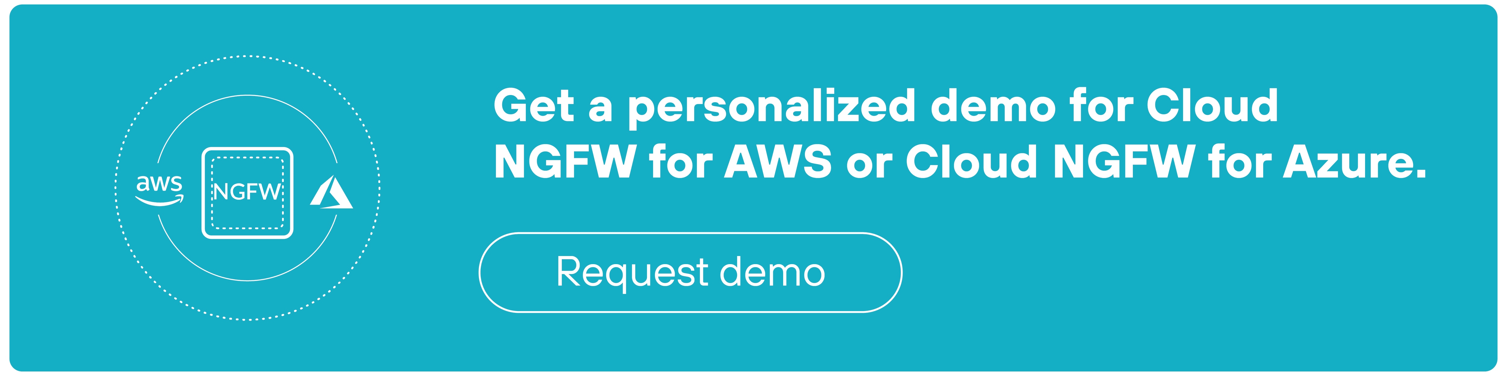 A teal-colored banner features a central call-to-action (CTA). On the left, there is an illustration with two interconnected icons the AWS logo on the left, labeled with 