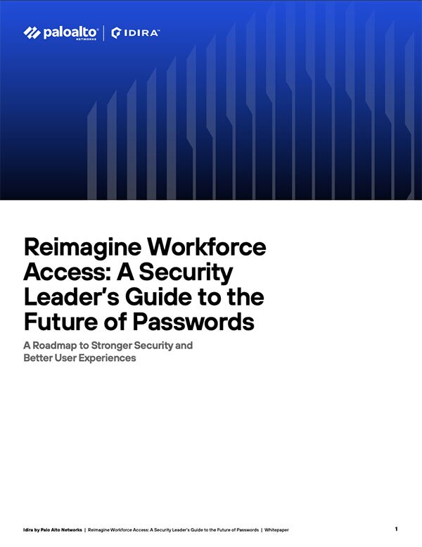 A Security Leader's Guide to the Future of Passwords			