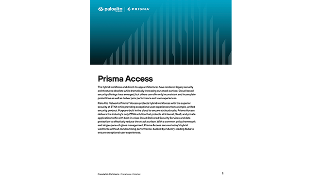 Prisma Access Datasheet