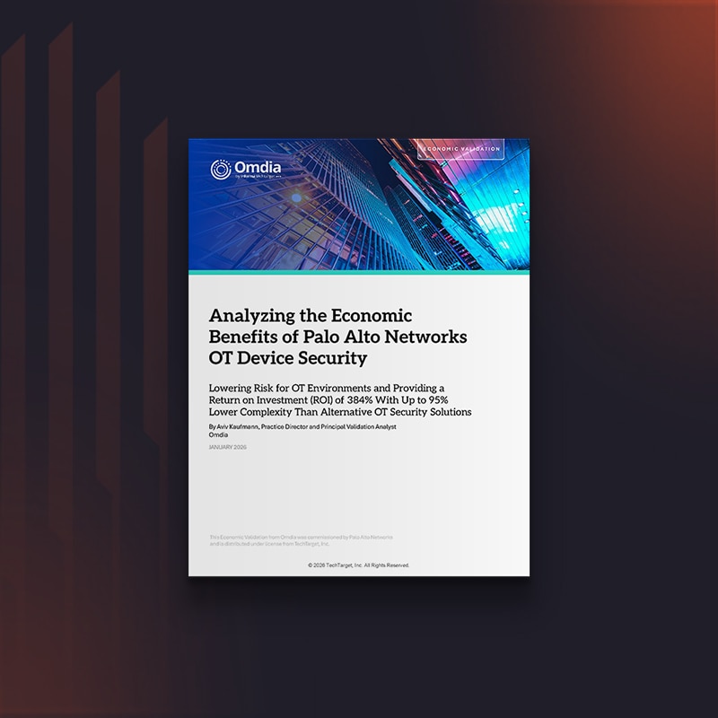 Omdia: Analyzing the Economic Benefits of Palo Alto Networks OT Device Security