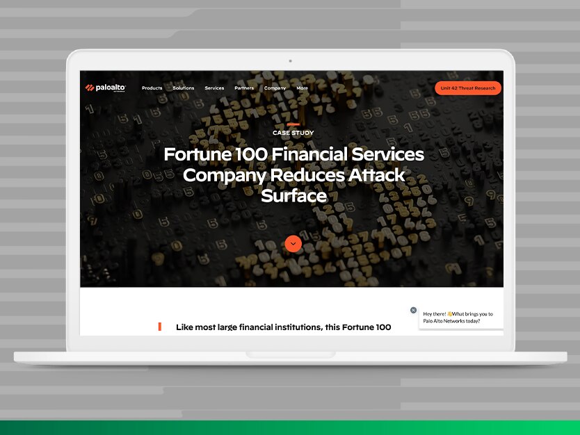 [Case Study] Fortune 100 Financial Services Company Reduces Attack Surface